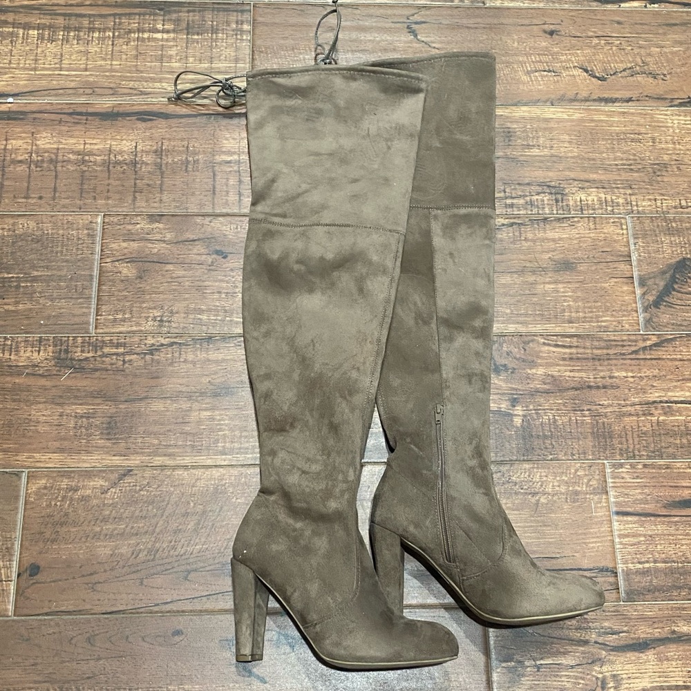 Suede Over The Knee Boots